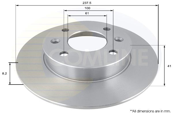 Tarcza hamulcowa COMLINE ADC1515