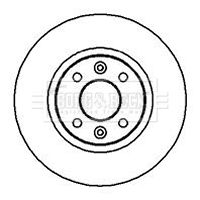 Tarcza hamulcowa BORG & BECK BBD4912