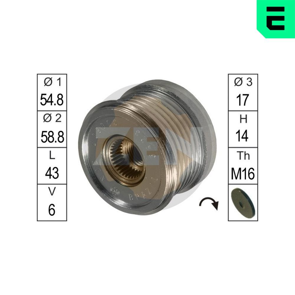 Sistem roata libera, generator ERA ZN5423