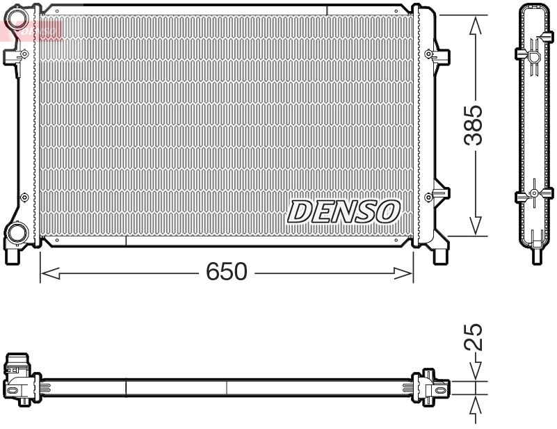 Radiator, racire motor DENSO DRM32016