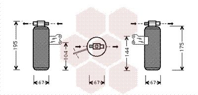Osuszacz, klimatyzacja VAN WEZEL 4300D027