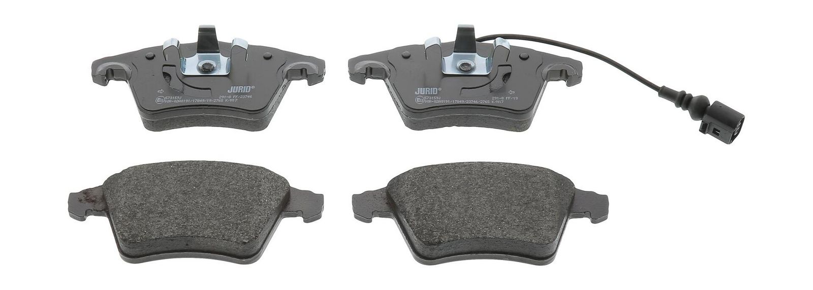 Комплект тормозных колодок, дисковый тормоз