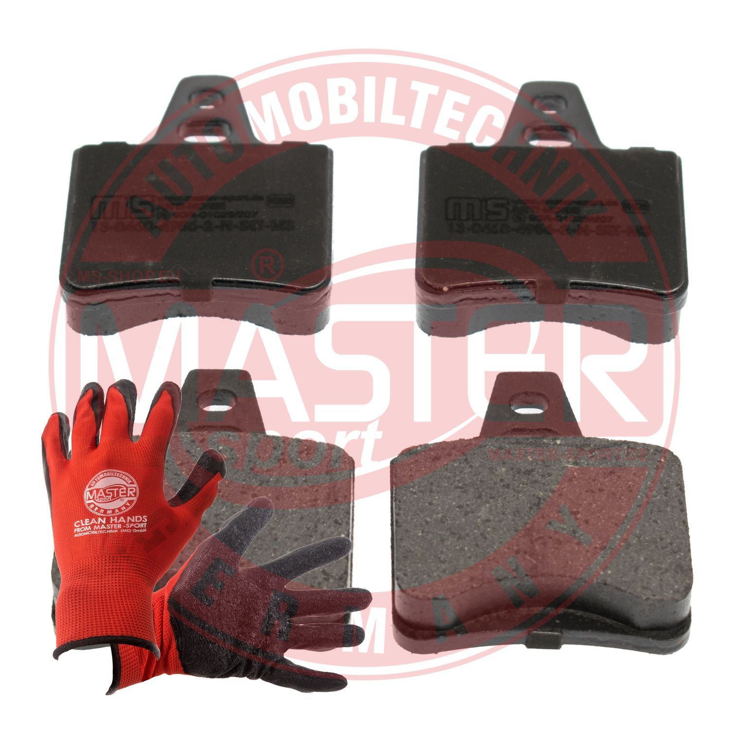 Zestaw klocków hamulcowych, hamulce tarczowe MASTER-SPORT GERMANY 13046049562N-SET-MSP