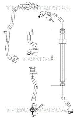conducta presiune variabila,aer conditionat TRISCAN 9010 29034
