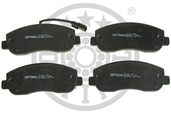 Zestaw klocków hamulcowych, hamulce tarczowe OPTIMAL BP-12419