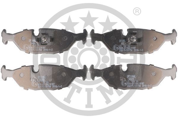 Zestaw klocków hamulcowych, hamulce tarczowe OPTIMAL BP-09320