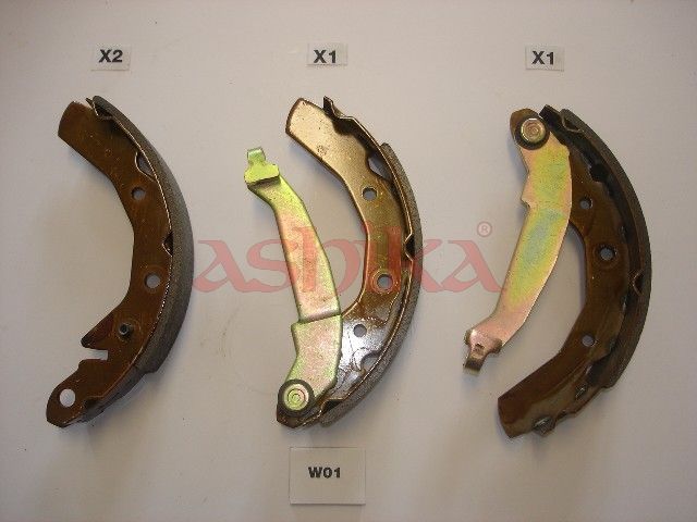Set saboti frana ASHIKA 55-W0-001