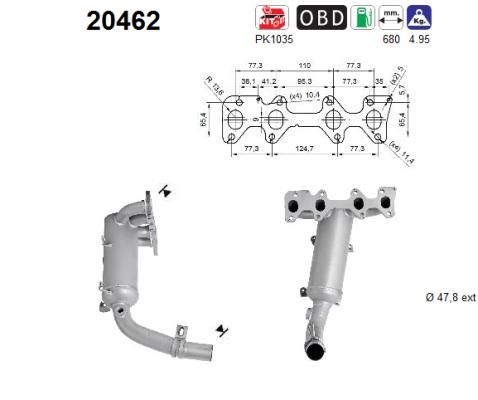 Katalizator AS 51934168