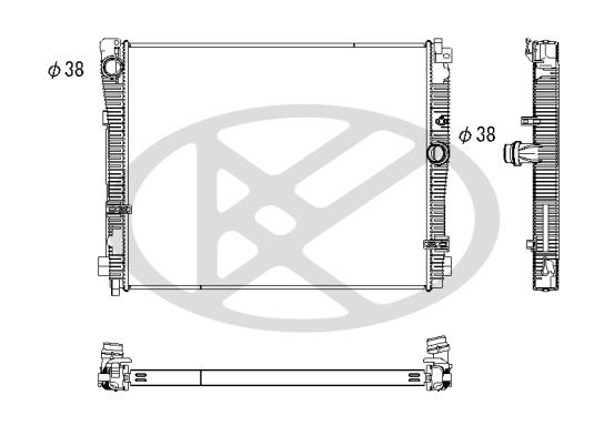 Radiator, racire motor KOYORAD PL423749