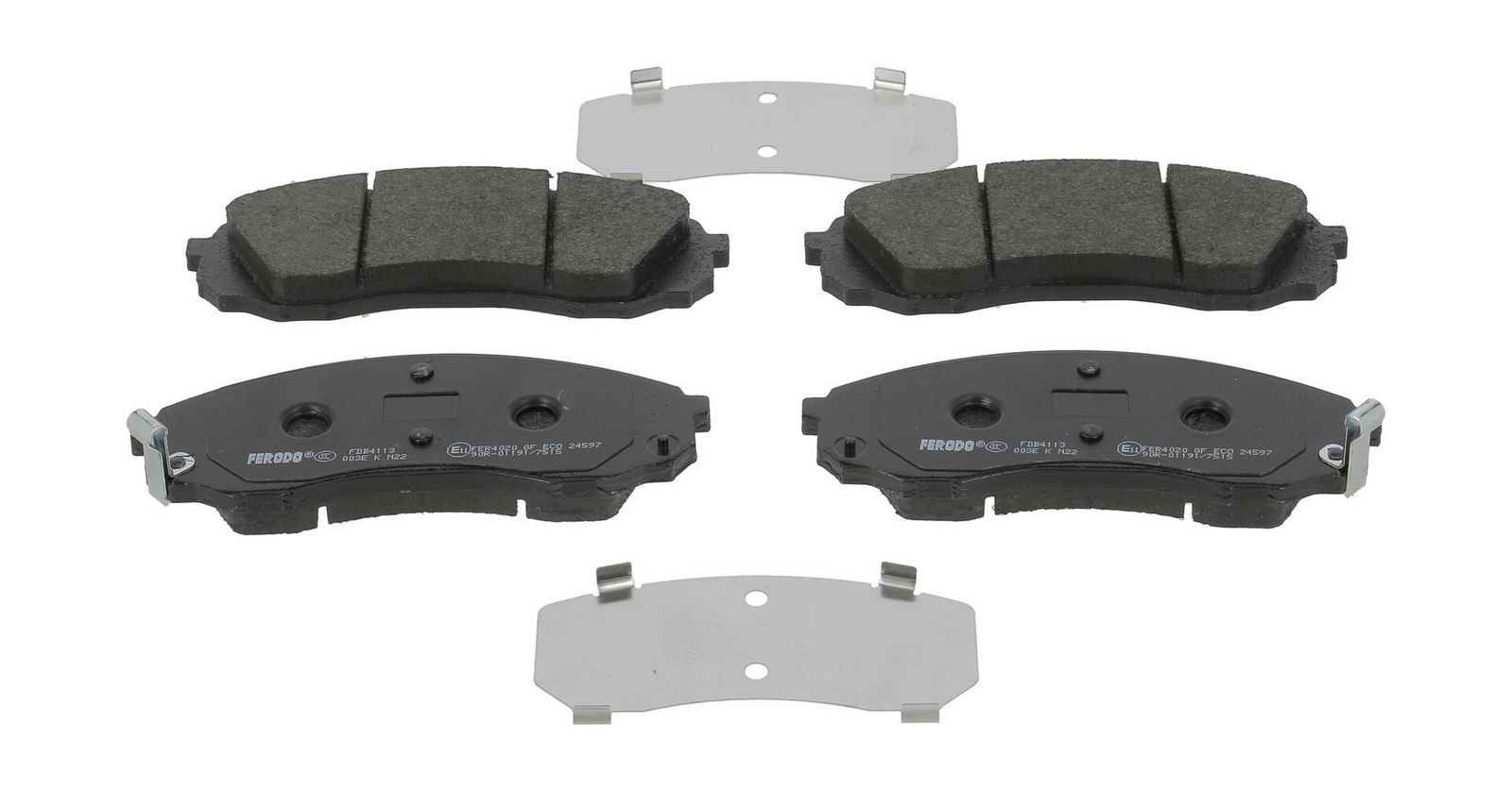 set placute frana,frana disc FERODO PREMIER ECO FRICTION FDB4113
