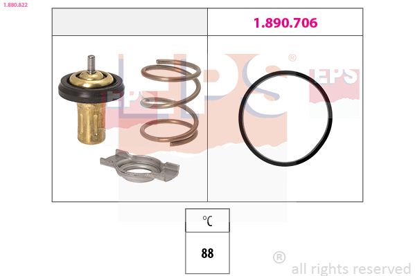 Termostat, chladivo EPS 1.880.822