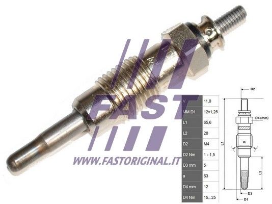 Świeca żarowa FAST FT82722