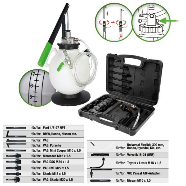 Aparat de incarcat, ulei cutie viteze KS TOOLS 512.5095