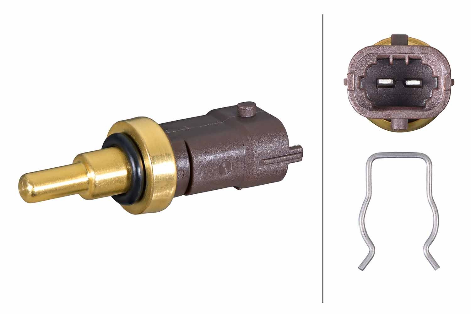senzor,temperatura lichid de racire HELLA 6PT 358 385-431