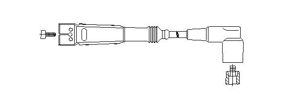Przewód zapłonowy BREMI 157/95