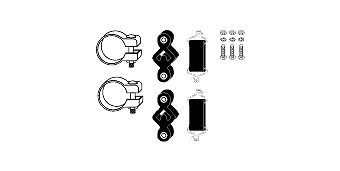 Zestaw montażowy, układ wydechowy HJS 82 19 7327