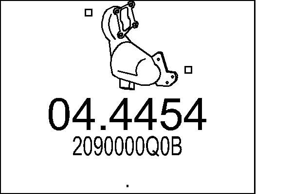 Katalizator MTS 04.4454