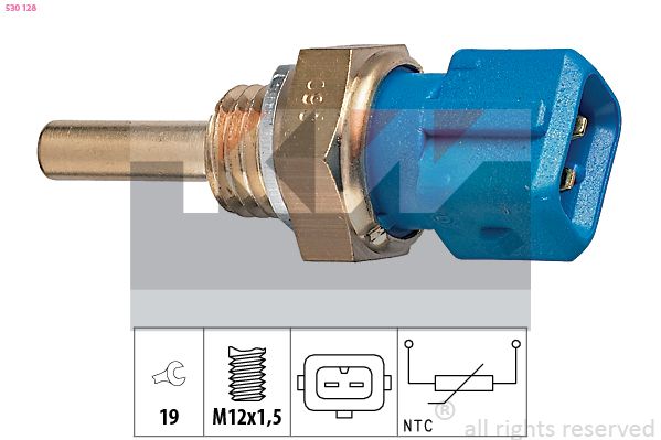 Czujnik, temperatura oleju KW 530 128