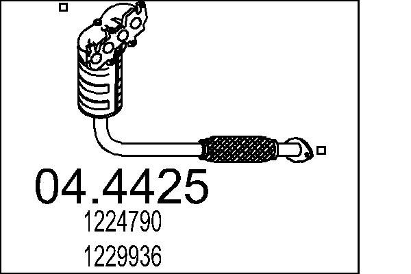 Katalizator MTS 1229936