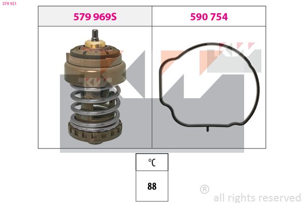 Termostat, środek chłodzący KW 579 921