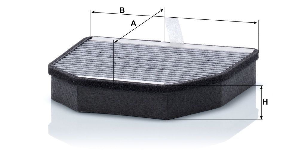 Levně Filtr, vzduch v interiéru MANN-FILTER CUK 2241-2