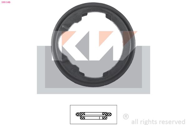 Uszczelka, termostat KW 590 548