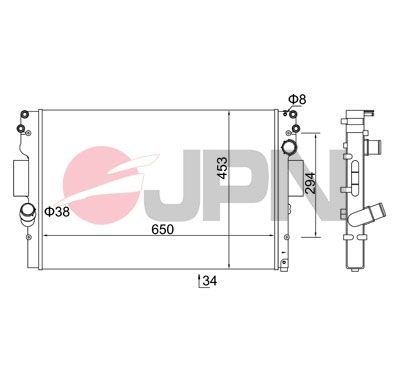 E-shop Chladič motora JPN 60C9022-JPN
