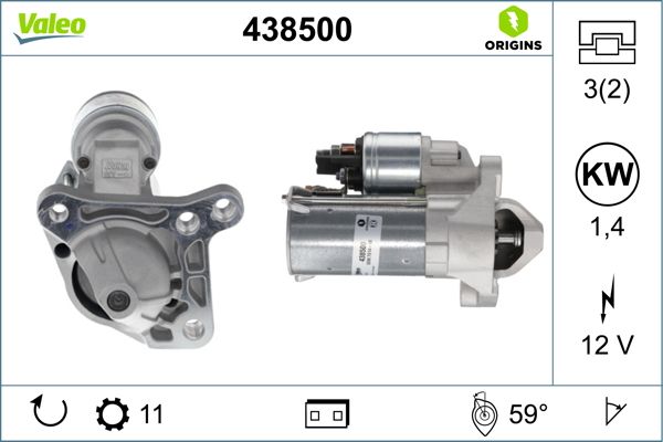 Rozrusznik VALEO 438500