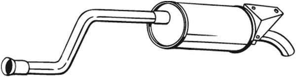 Tłumik końcowy BOSAL 279-953