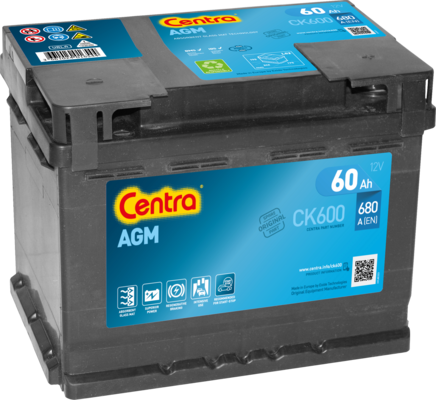 Akumulator CENTRA CK600