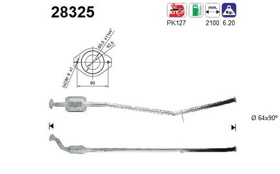 Katalizator AS 28325