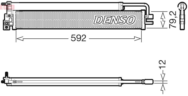 Skraplacz, klimatyzacja DENSO DCN17037