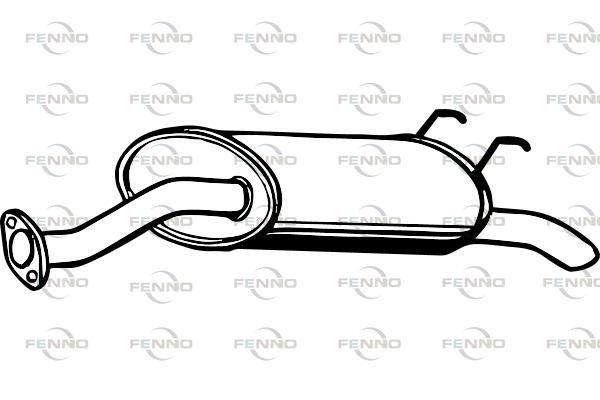 Tłumik końcowy FENNO P2729