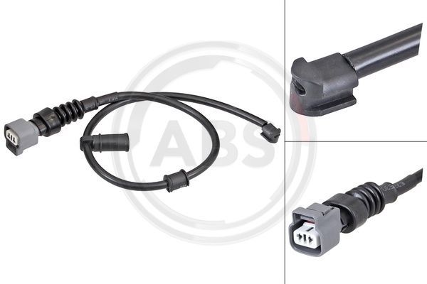 Styk ostrzegawczy, zużycie okładzin hamulcowych A.B.S. 39804