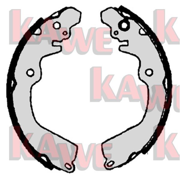 Zestaw szczęk hamulcowych KAWE 05245