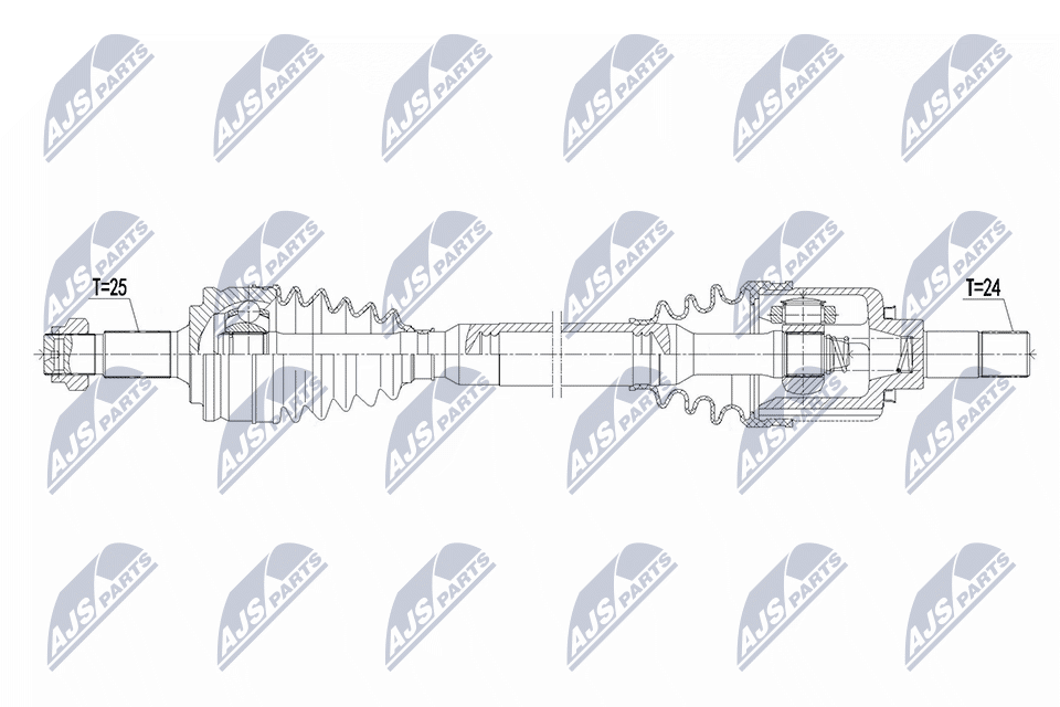 Wał napędowy NTY NPW-PE-122
