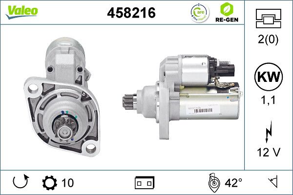 starter VALEO 458216