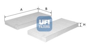 Filtr, vzduch v interiéru UFI 53.212.00