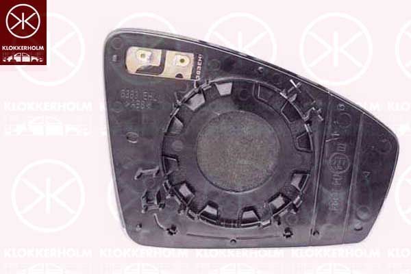 Szkło lusterka, lusterko zewnętrzne KLOKKERHOLM 95631061