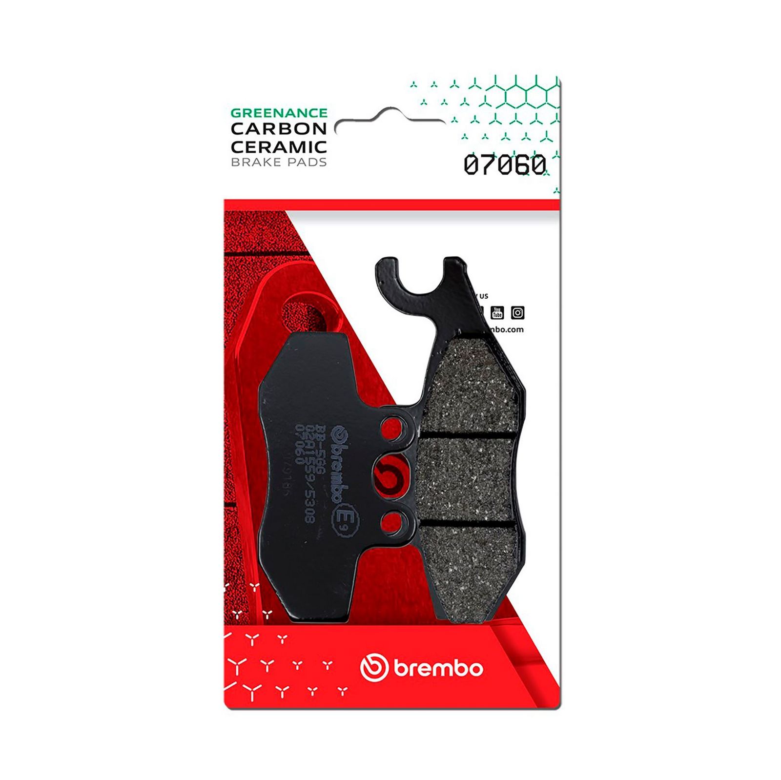 set placute frana,frana disc BREMBO PRIME - CarbonCeramic 07060