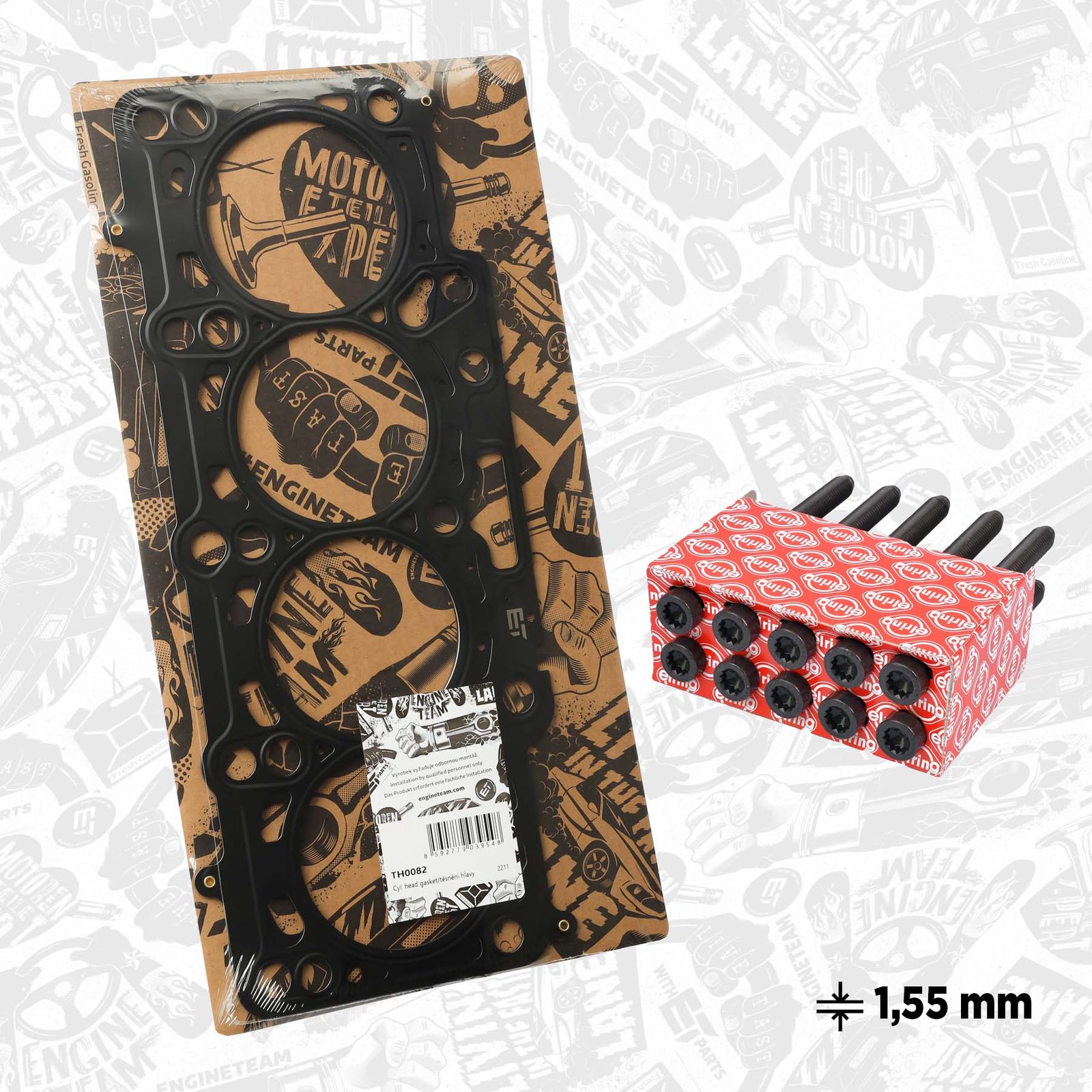 Garnitura, chiulasa ET ENGINETEAM boxET – service kit TH0082BT