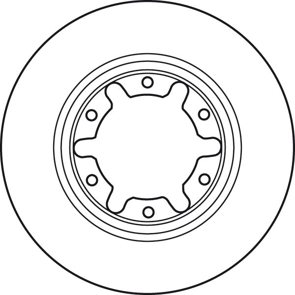 Levně Brzdový kotouč TRW DF7305S