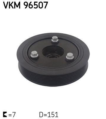 Koło pasowe, wał korbowy SKF VKM 96507
