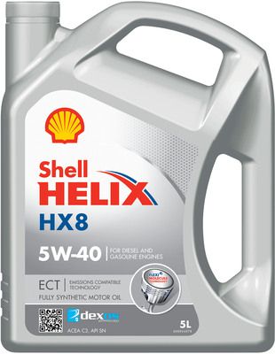 E-shop SHELL Motorový olej Helix HX8 ECT 5W-40, 550046689, 5L