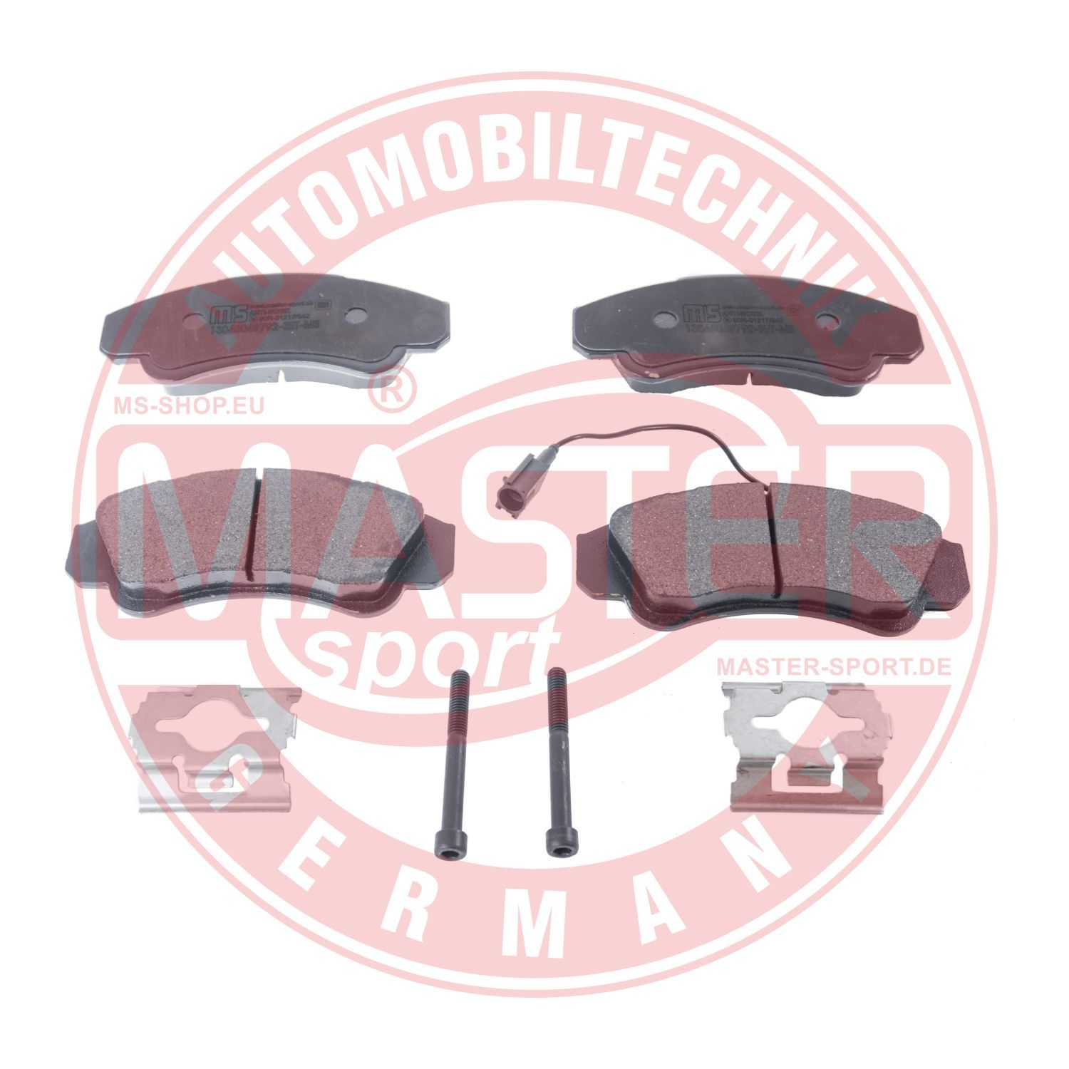 Zestaw klocków hamulcowych, hamulce tarczowe MASTER-SPORT GERMANY 13046049792N-SET-MS