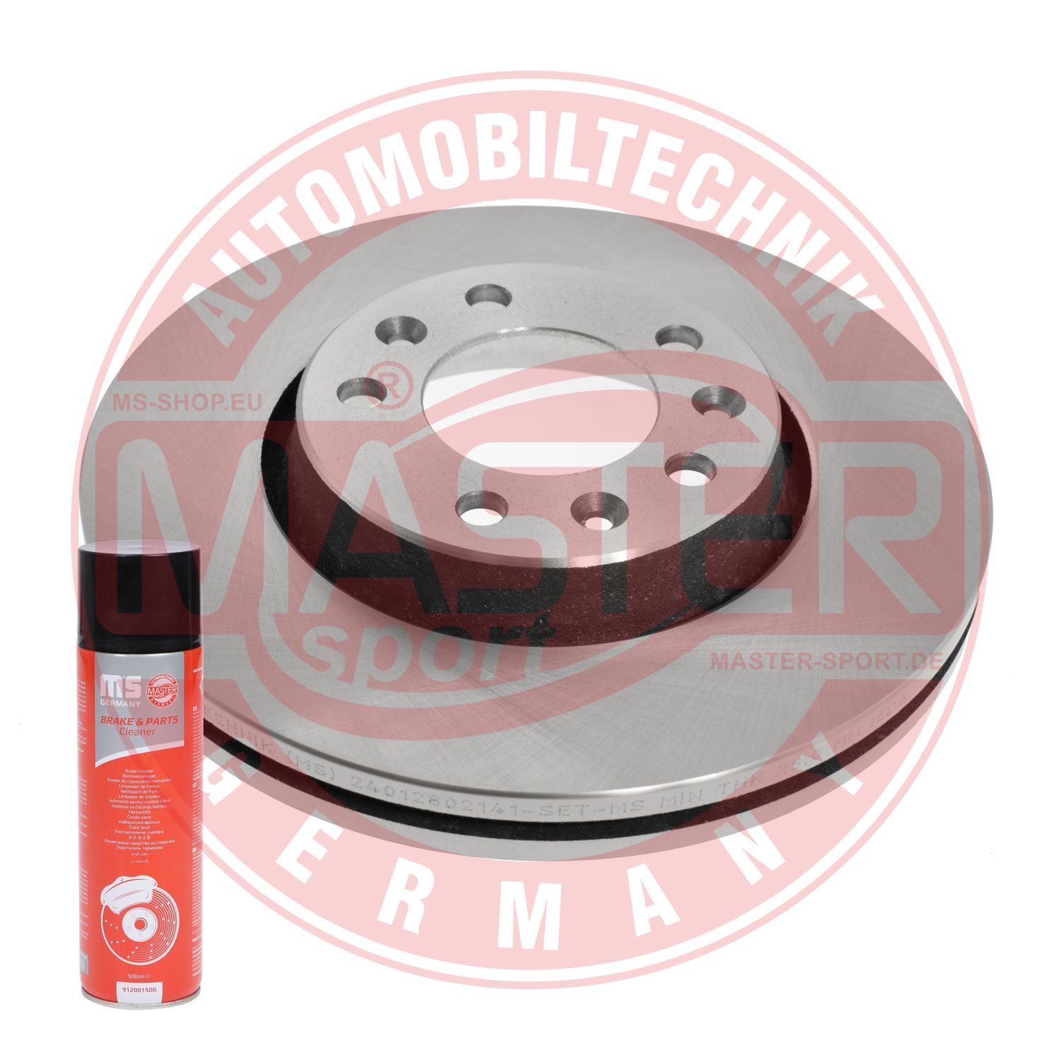Tarcza hamulcowa MASTER-SPORT GERMANY 24012802141-PCS-MSP