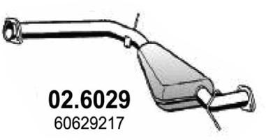 Tłumik środkowy ASSO 02.6029