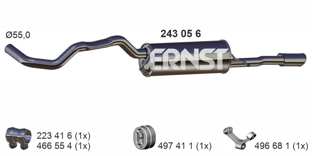 Toba esapament finala ERNST 243056
