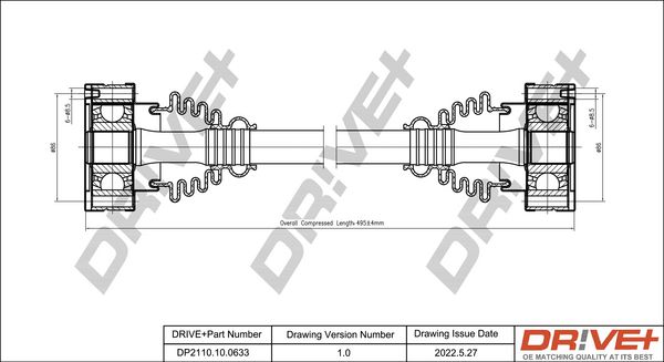 Wał napędowy DR!VE+ DP2110.10.0633