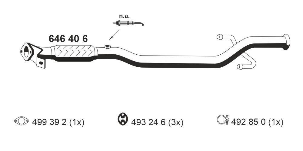 Racord evacuare ERNST 646406